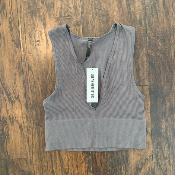 Grey UO Out From Under Hailey Tank/Bra Top - Picture 3 of 3